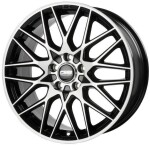 alumiinivanne CMS C25 Diamond Black Gloss 9x20" 5x112 ET57 keskireikä 66.6