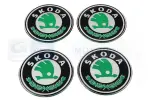 Alkuperäinen valmistajan tunnus auton logolla vanteeseen tai katteeseen Skoda 56mm