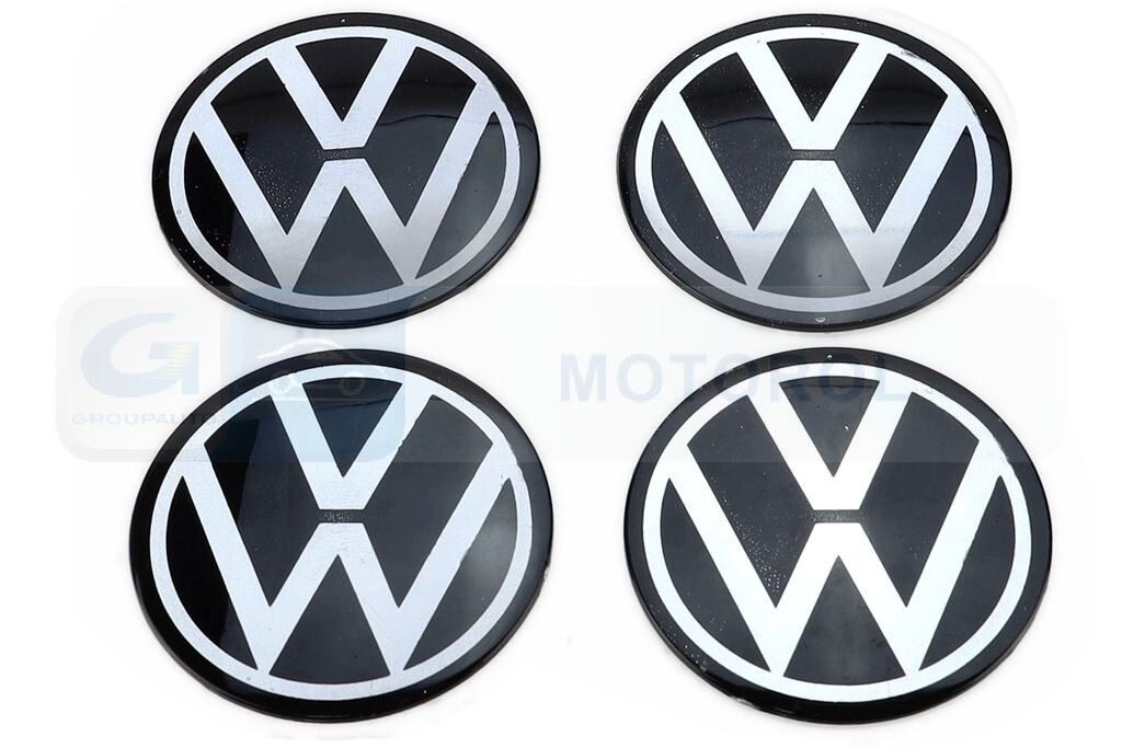 Alkuperäinen valmistajan tunnus auton logolla vanteelle tai katteeseen VW