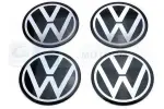 Alkuperäinen valmistajan tunnus auton logolla vanteelle tai katteeseen VW