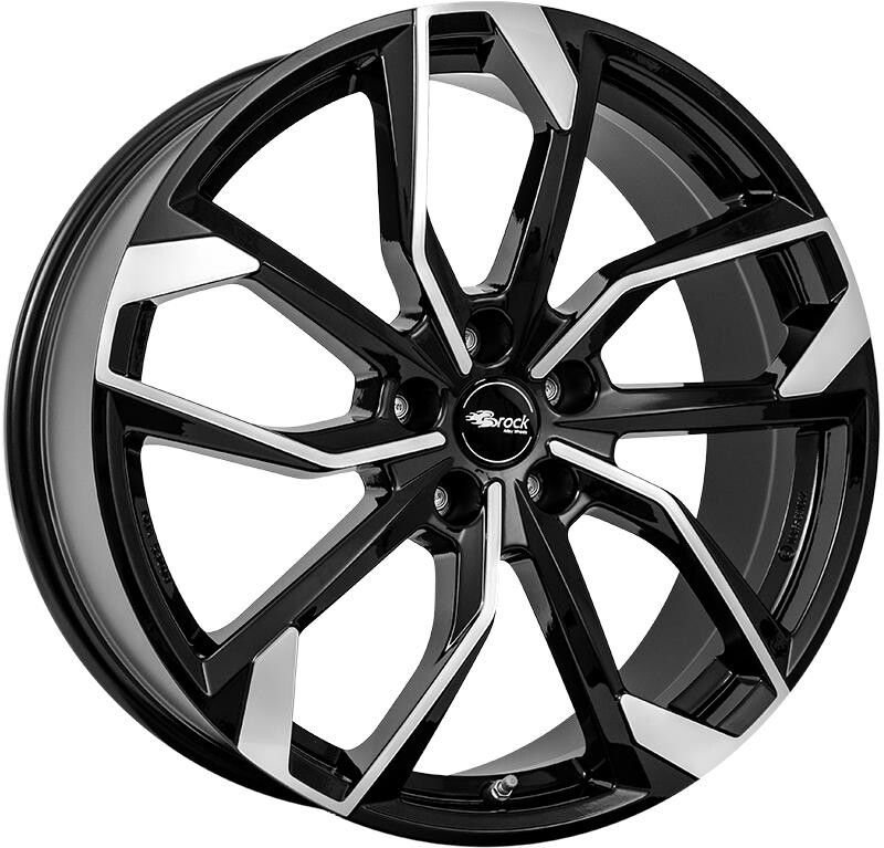 alumiinivanne RC Design RC34 Schwarz Glanz Voll-Poliert (SGVP) 7.5x17" 5x108 ET50 keskireikä 63.4