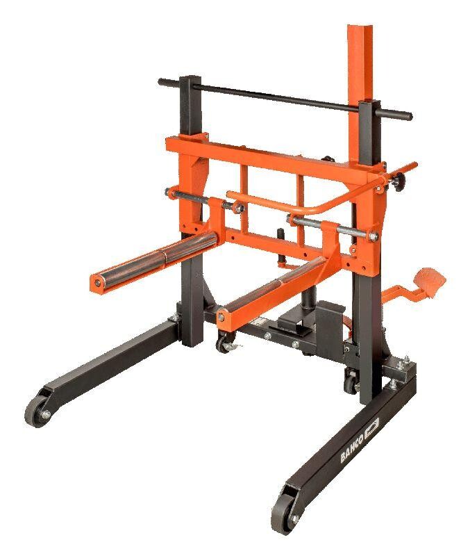 pyörillä pyöränostin max 600kg Ø min:300mm, Ø max:1300mm