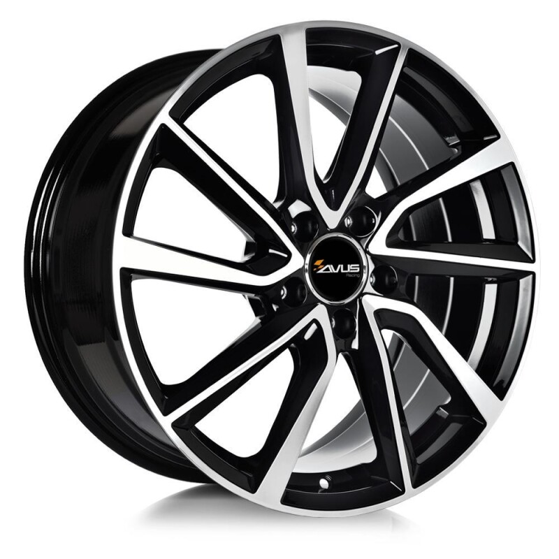 alumiinivanne Avus AC-518 Black Polished 7x17" 5x108 ET50 keskireikä 63.4