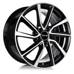alumiinivanne Avus AC-518 Black Polished 8x19" 5x112 ET32 keskireikä 66.6