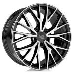 alumiinivanne MSW 44 Gloss Black Full Polished 10x20" 5x130 ET49 keskireikä 66.6