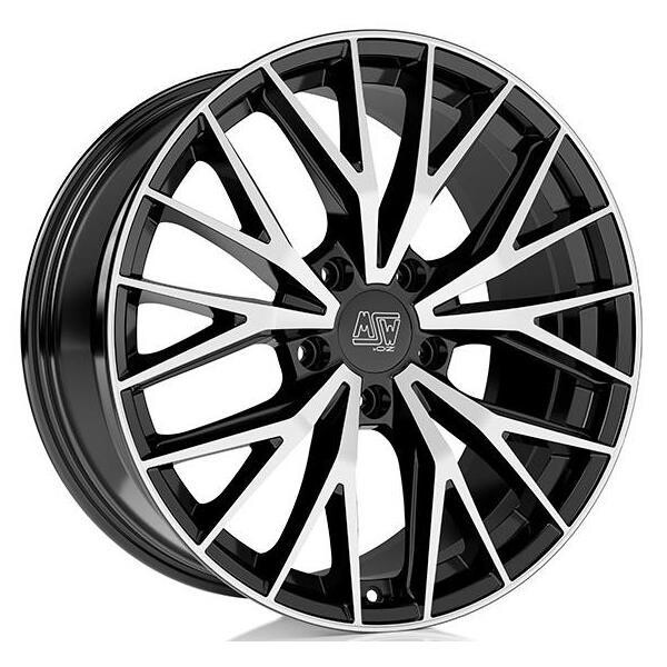 alumiinivanne MSW 44 Gloss Black Full Polished 7.5x20" 5x130 ET32 keskireikä 66.6