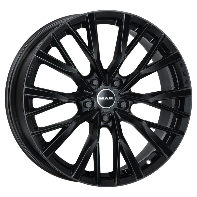 alumiinivanne MAK Kent Gloss Black 8.5x20" 5x120 ET43 keskireikä 72.6