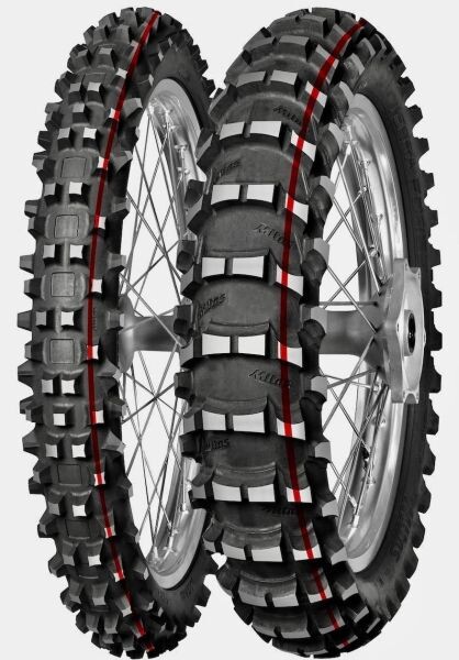 [2000026719101] Krossirehvid MITAS 80/100-21 TT 51R TERRA FORCE - MX SAND red etuosa