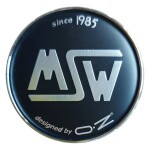 MSW Wheel Cap 81310541 PCF82C 68mm Black/Chrome