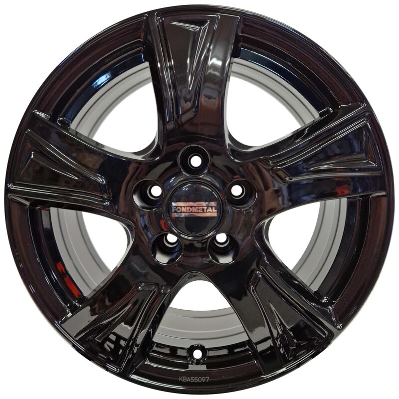 alumiinivanne Fondmetal PRO1 Glossy Black 6.5x16" 5x108 ET42 keskireikä 65.1