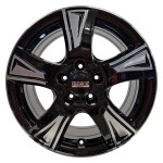 alumiinivanne Fondmetal PRO1 Glossy Black Machined 6.5x16" 5x108 ET42 keskireikä 65.1