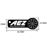 AEZ 1'' wheel key chain - shopping cart coin, 1 Kpl