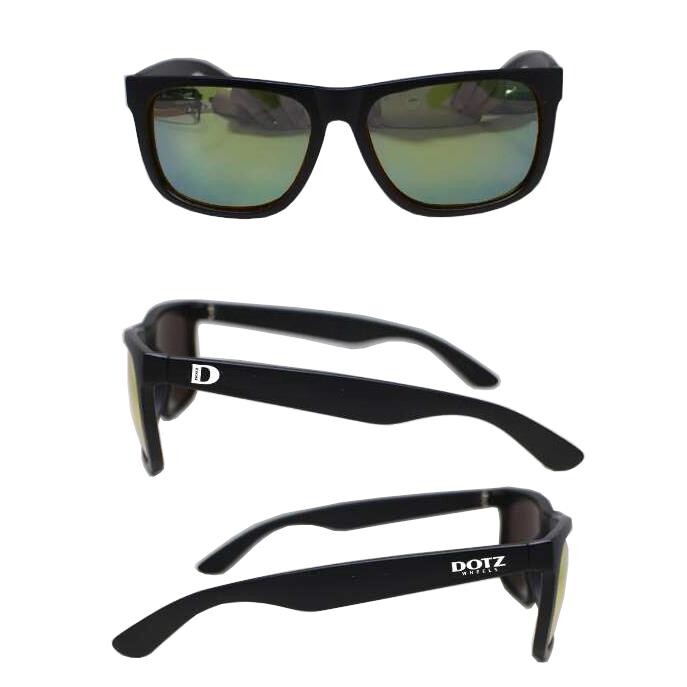 Dotz Sunglasses, matt black frame, yellow lenses x 1 Kpl (ZO9131)