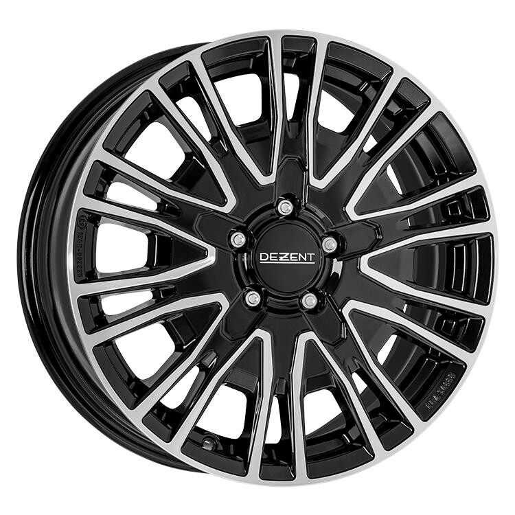 alumiinivanne Dezent KE dark Black/polished 7x17" 5x118 ET63 keskireikä 71.1