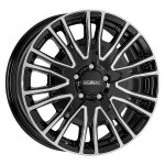 alumiinivanne Dezent KE dark Black/polished 7x17" 5x118 ET63 keskireikä 71.1