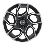 alumiinivanne MAK Express Black Mirror 7x17" 5x120 ET51 keskireikä 65.1