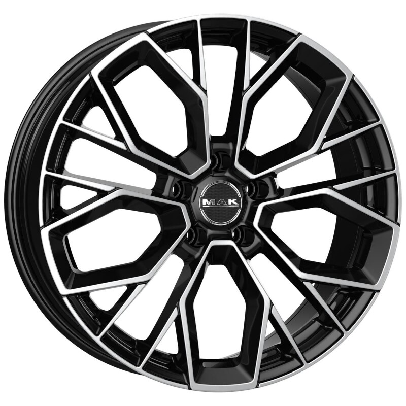 alumiinivanne MAK Stilo Black Mirror 8.5x19" 5x120 ET45 keskireikä 65.1