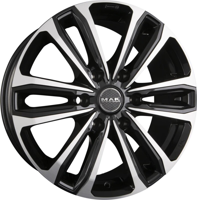 alumiinivanne MAK Safari 6 Black Mirror 6.5x17" 6x120 ET50 keskireikä 74.5