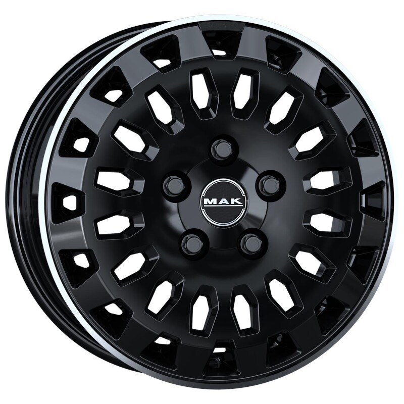alumiinivanne MAK Overland Gloss Black Mirror Ring 7x17" 5x118 ET45 keskireikä 71.1