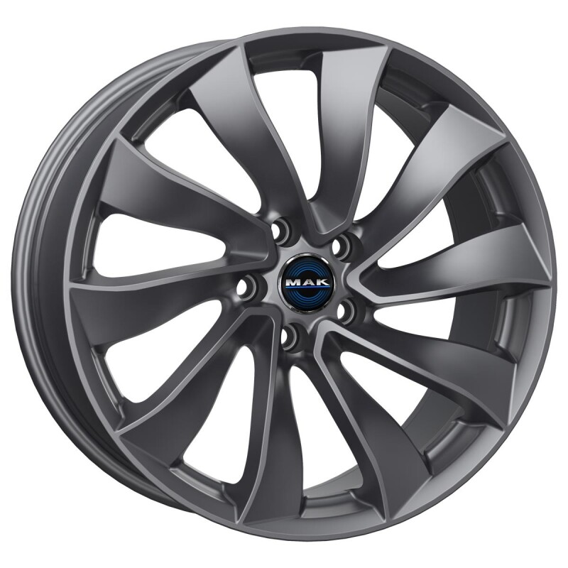 alumiinivanne MAK Solar Gloss Gun Metallic 9.5x19" 5x114.3 ET45 keskireikä 64.1