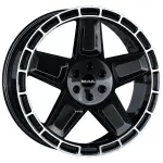 alumiinivanne MAK Trek Gloss Black Mirror Ring 9x20" 5x112 ET20 keskireikä 66.5