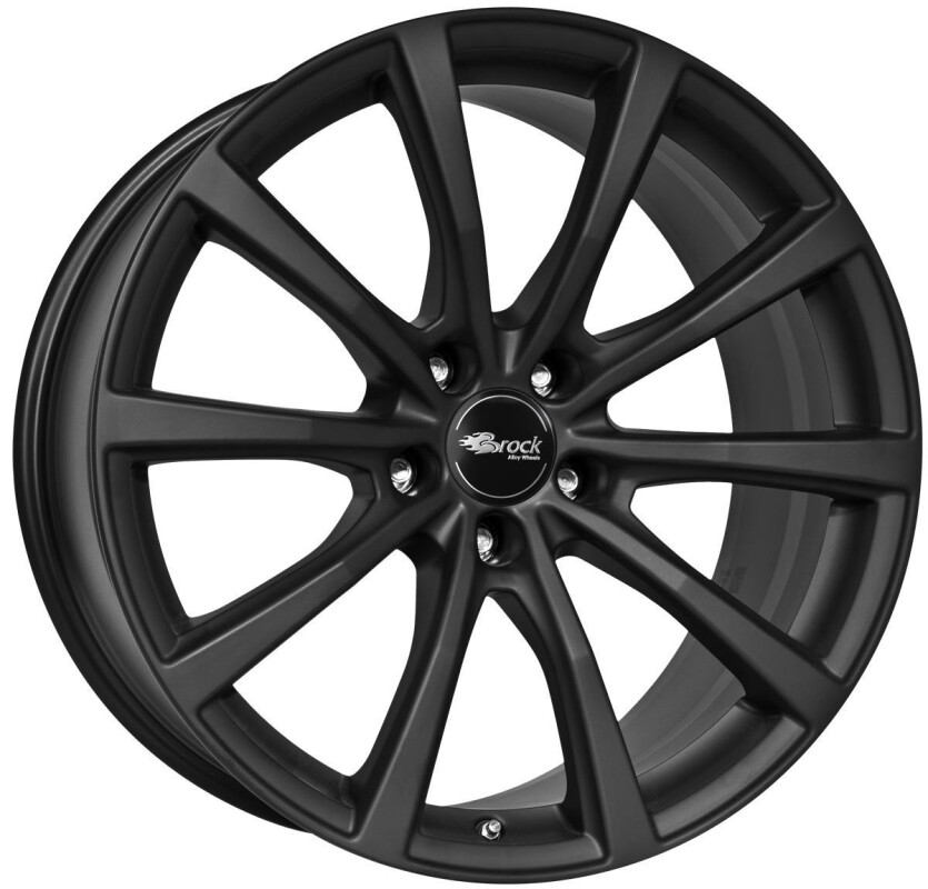alumiinivanne Brock B32 Schwarz Klar Matt (SKM) 8.5x20" 5x114.3 ET35 keskireikä 64.1