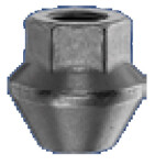 mutteri m12x1,50/27,5/19 (avoin, iso kartio, p27,5, ch19) ford oe