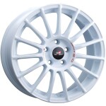 alumiinivanne OZ Racing Superturismo TGR-WRT Race White + Red Lettering 8x18" 5x114.3 ET45 keskireikä 75