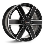 alumiinivanne Avus AC-V61 Black Polished 6.5x16" 6x125 ET68 keskireikä 74.1