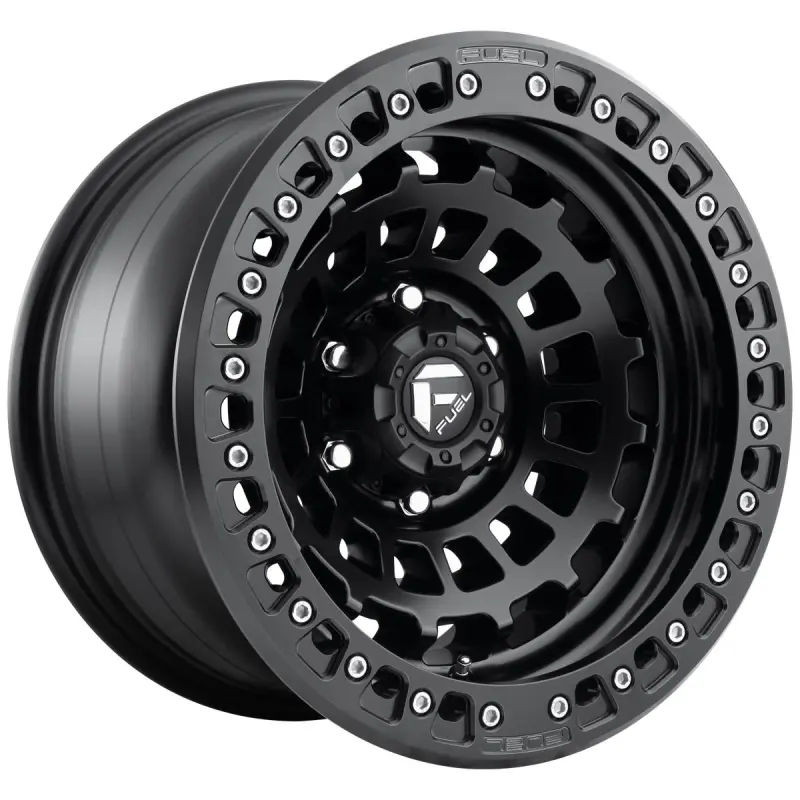 alumiinivanne Fuel D101 Zephyr Beadlock Matte Black 9x17" 6x139.7 ET-15 keskireikä 106