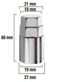 REHVIVÕTME adapteri, 21MM / 19MM
