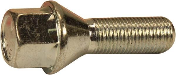 alumiinista vanteen pultti M12X1,25, pituus 30MM, avain 17