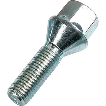 alumiinista vanteen pultti M12X1,50, pituus 26MM, avain 19