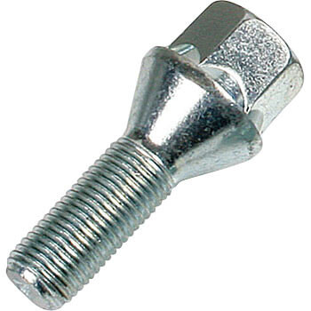alumiinista vanteen pultti M14X1,50, pituus 27MM, avain 17