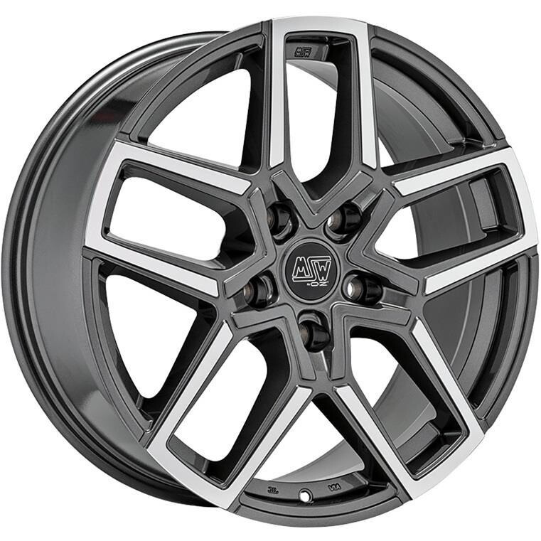 alumiinivanne MSW 52 Gloss Gun Metal Full Polished 8.5x20" 5x114.3 ET45 keskireikä 73.1