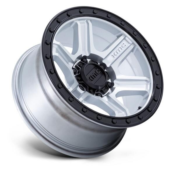 alumiinivanne KMC KM551 Outrun Machined With Gloss Black Lip 9x18" 6x139.7 ET18 keskireikä 106