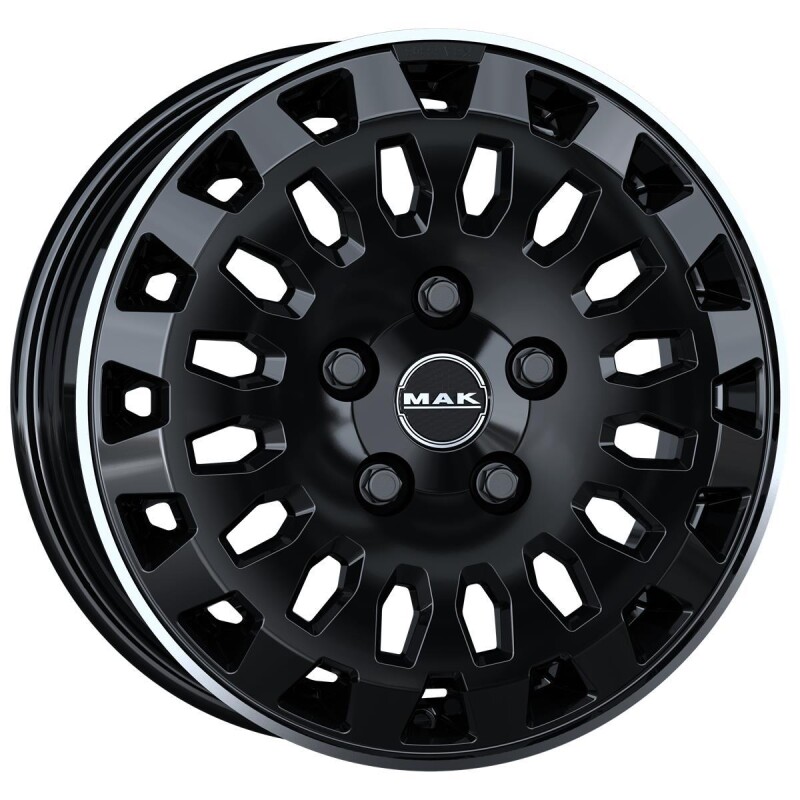 alumiinivanne MAK Overland Gloss Black Mirror Ring 6.5x16" 5x118 ET65 keskireikä 71.1