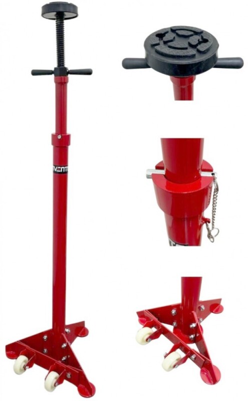 Akselipukki polkimella moottori/laatikko/akseli/äänenvaimennin 750kg 1210-1860mm invento