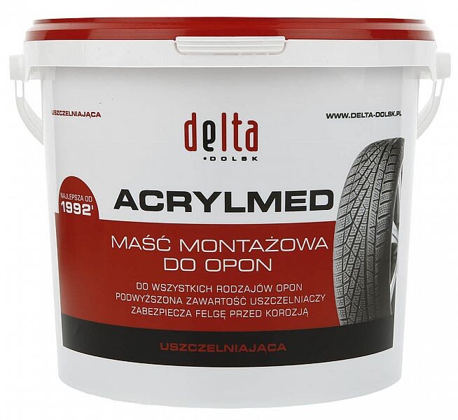 decz4 vannerasva 4kg delta "acrylmed red" tiivistävä