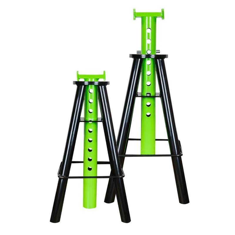 nelijalkainen akselipukki pukki 10t "xl heavy-high" 736-1212mm. 2kpl. jbm