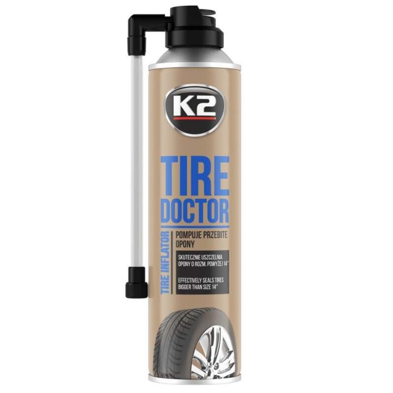k2 tire doctor renkaankorjausvaahto 535ml/ae