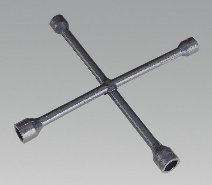 Pyöränmutteriavain neljaosaline 17, 19, 21, 22mm  AK2090
