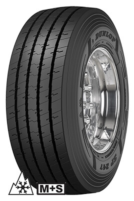 kuorma-auto 385/65R22.5 DUNLOP SP247 M+S 164K