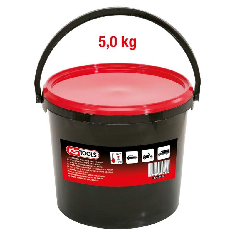 vannerasva, 5 kg, musta