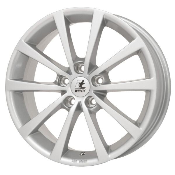 7.0x17, 5x108, CH 63,4, ET: 45; vanne alumiini ITWHEELS Alice kiiltävä hopeinen