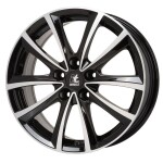 6.5x16, 5x108, CH 63,4, ET: 50; vanne alumiini ITWHEELS Elena Gloss musta kiillotettu