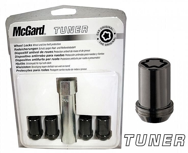 lukkomutteri mcgard (tuner) m12x150/315/17 (p31 ch17) musta