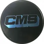 cms kapseli, musta, hopeinen logo, 65mm