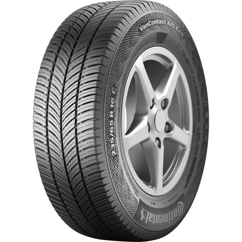235/65R16 115T Continental VanContact A/S Eco, ympäri vuoden, Pakettiauton rengas C, 3PMSF, M+S, EV