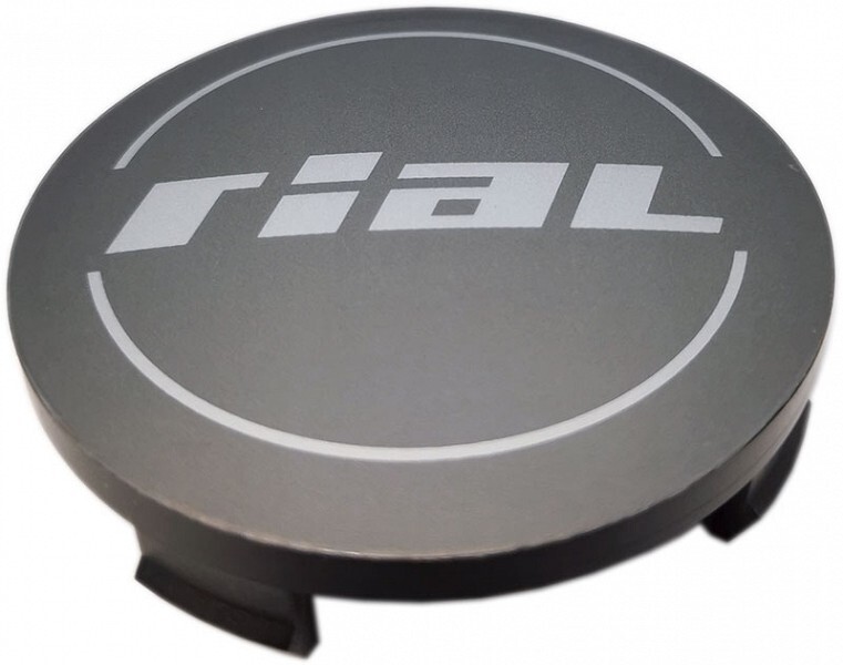kapseli 64mm. n32 met.harmaa/hopeinen rial logo 64-61.5-3 mm